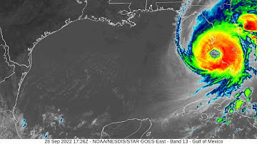 2022 Ian - 2 Kilometer Resolution Infrared Satellite Imagery Animation (HD 1920x1080)