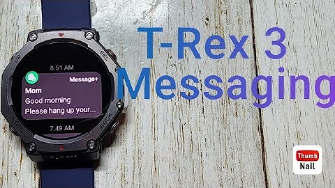 Amazfit Trex 3 Messaging