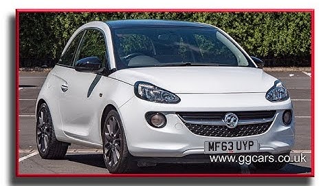Vauxhall ADAM 1 2 i VVT 16v GLAM Hatchback Website Trailer Video
