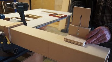 run the flutes on the newl posts with a diy jig