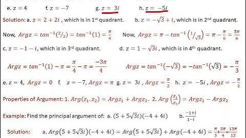 Modulus of complex number  | Argument | principal argument Maths for Freshman Part 15