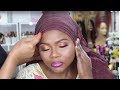 CLIENT GELE AND MAKEUP TRANSFORMATION /NIGERIAN WEDDINGS 3