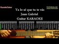 Ya lo se que tu te vas - Karaoke Guitarra y Tutorial