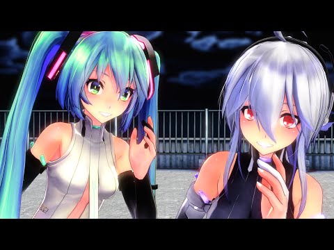 【MMD】夜に駆ける(初音ミク Ver.)　MIKU HAKU/Racing into the NIGHT