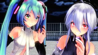 Mmd夜に駆ける初音ミク Ver.　Miku Hakuracing Into The Night