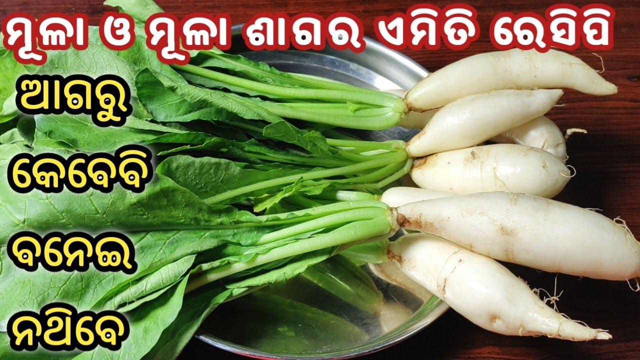 ମୂଳା ରେ ଏକଦମ୍ ନୂଆ ରେସିପି ତିଆରି କରି ଭାତ ଓ ରୁଟି ସହିତ ଖାଆନ୍ତୁ/RADISH RECIPE/MULA SAGA RECIPE IN ODIA/