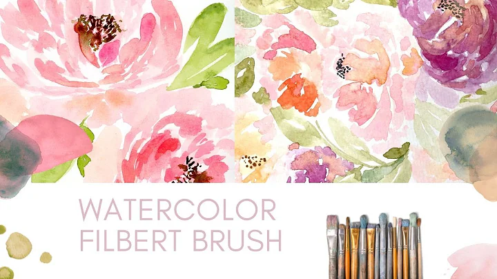 Watercolor Filbert Brush, my thoughts and tips for beginners.