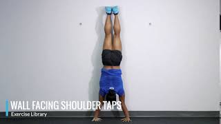 Wall Facing Shoulder Taps - OPEX Exercise Library