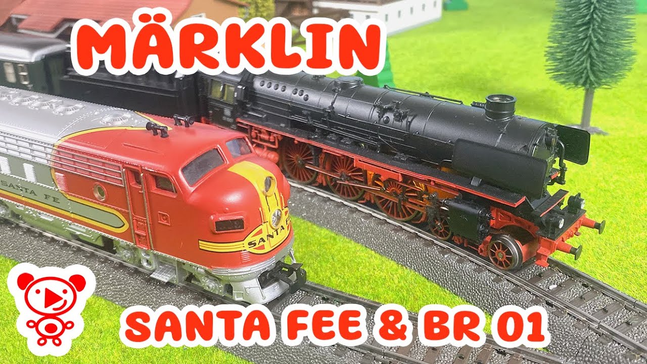 Märklin Santa Fe & Steam Locomotive BR 01 | Classic Train