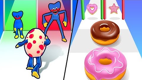 Monster Egg | Donut Stack Run Race 3D / All Level Gameplay: Android,iOS