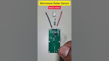 Microwave Radar Sensor 📡 Motion Detection 🔥 #shorts #viralvideo #reels #electronic #electroeshu #diy