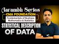 Statistical Description of Data | Fundamentals of Business Mathematics | CMA Foundation