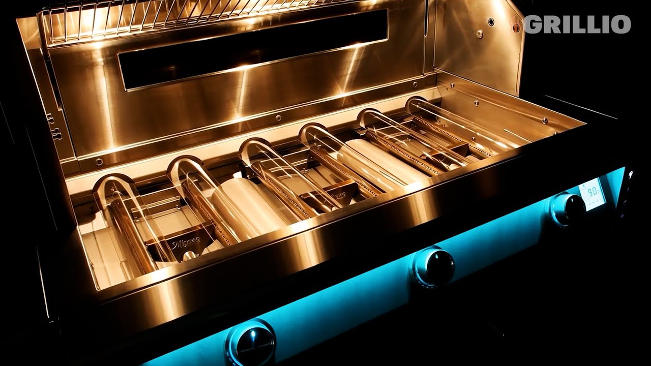 High-End Grill Tech: Glass Burners, Ceramic Power, Bluetooth & More at GRILLIO.COM