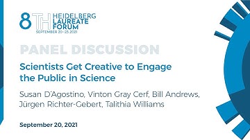 Panel Discussion: Scientists Get Creative to Engage the Public in Science | September 20
