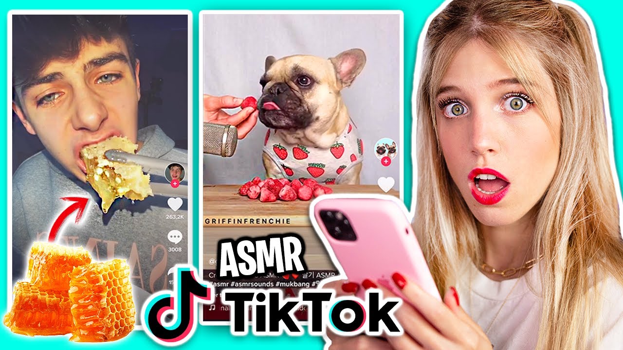 REACCIONANDO al ASMR en Tik Tok!! (Parte 2) | Laia Oli