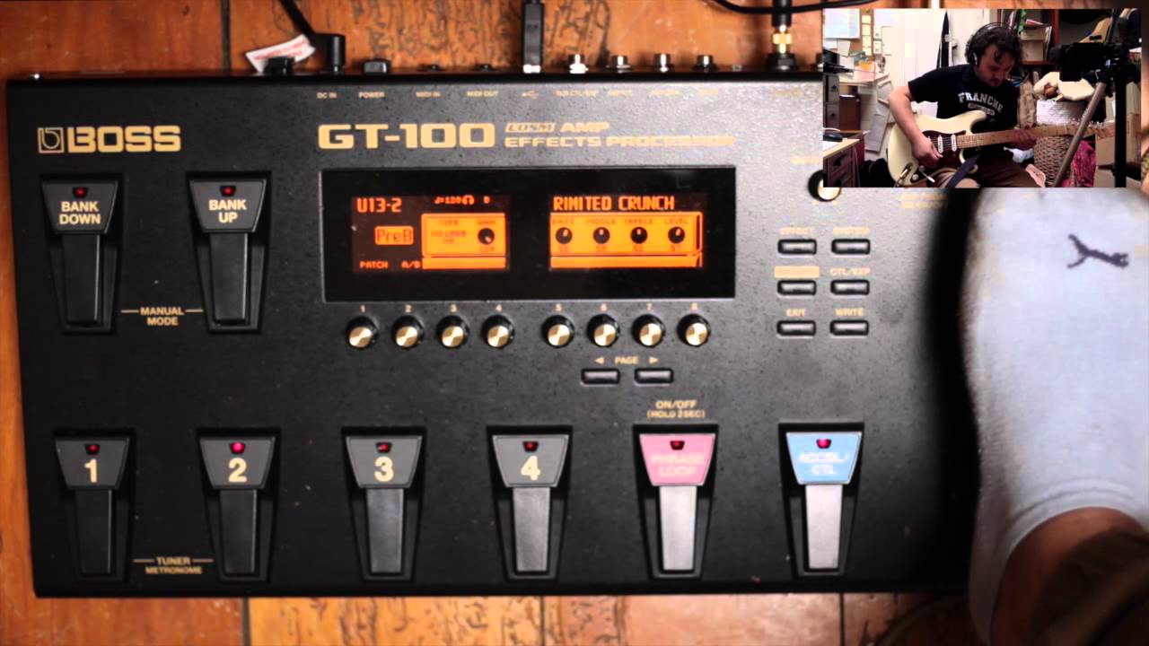 Boss GT 100 v2 - YouTube
