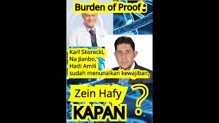 BoP : Karl Skorecki, Na Jianbo, Hadi Amili sudah menunaikan kewajiban.  Dr. Zein Hafy kapan ?