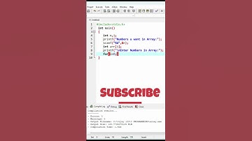 C Program to Print Array Elements#cprogramming #coding #technical#shorts#short#trending#viral#trend