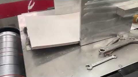 paper envelope making machine with hard back
