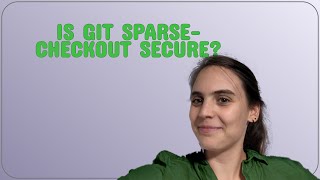 Security: Is git sparse-checkout secure?