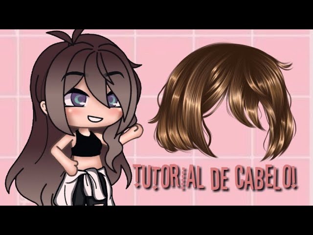 cabelo gacha life branco