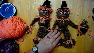 MAKING A SCARECROW YARN DOLL PART 2