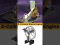 3-Cylinder Steam Engine – Mechanical Design#engineering #Mechanical #HowItWorks ##Mechanics