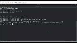 15-  Stratis File System , How to Create/Mount Stratis Storage group and Partition Urdu | Hindi screenshot 3