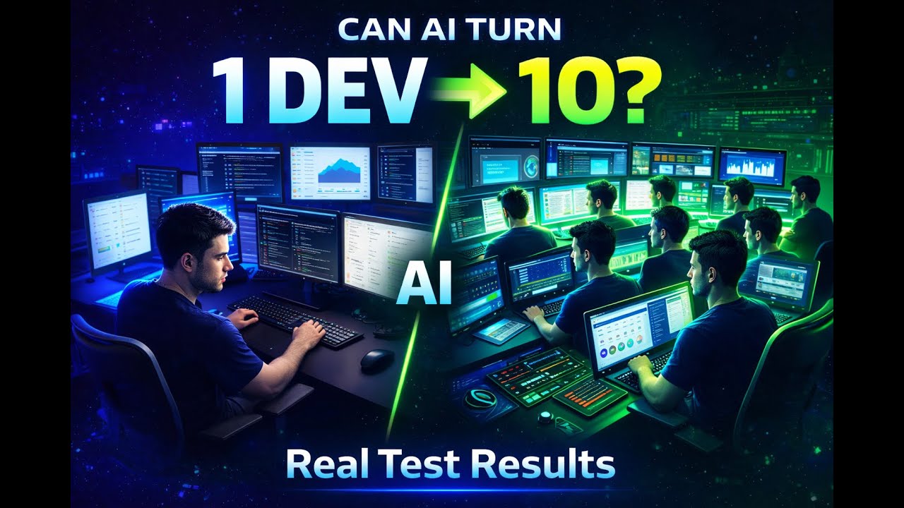 10 Developer Can AI Turn 1 Developer into 10? | The 10x Developer Experiment Begins ...