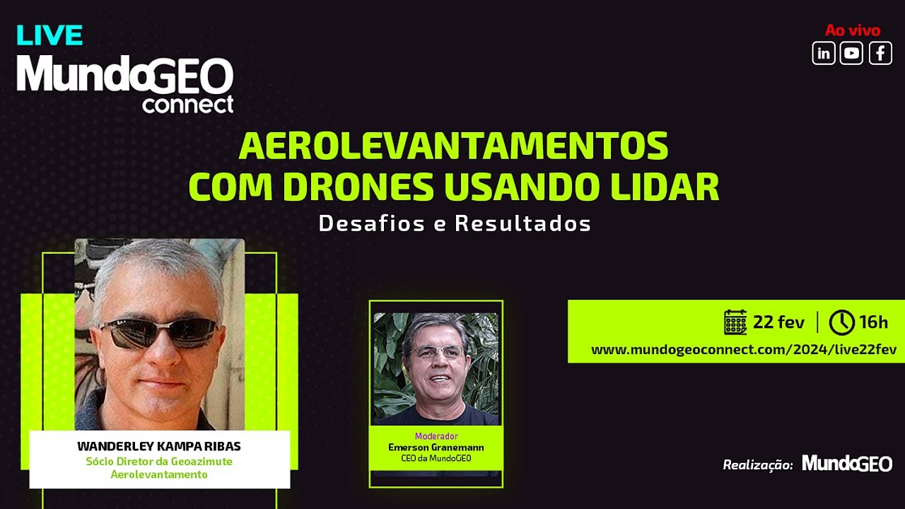 Aerolevantamentos com Drones usando Lidar - YouTube
