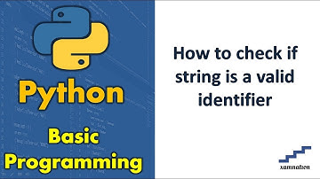 How to check if string is a valid identifier