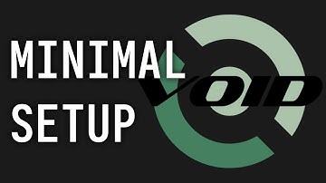 Most Minimal Way To Install Void Linux