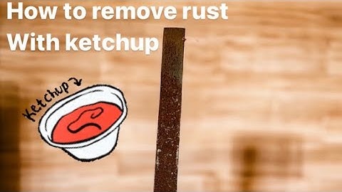 How to remove rust with ketchup! #howto #tools #lifehacks #tips #hacks #rust #restoration