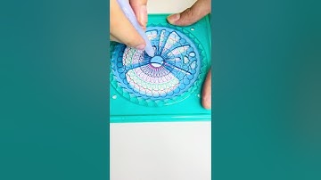 Artful Spirograph Designs: Crafting Beautiful Geometric Art! #satisfying #spirograph #shorts #asmr