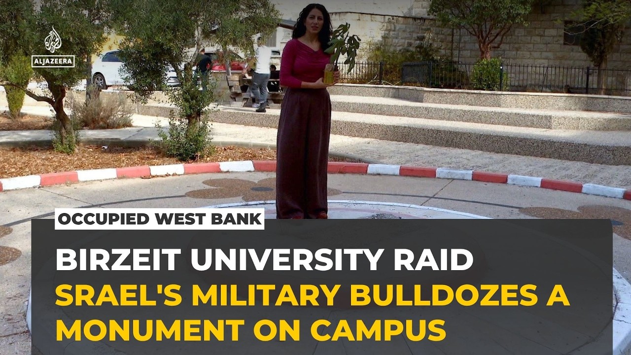 Israeli forces raid Birzeit University and demolish memorial honouring Palestinian students