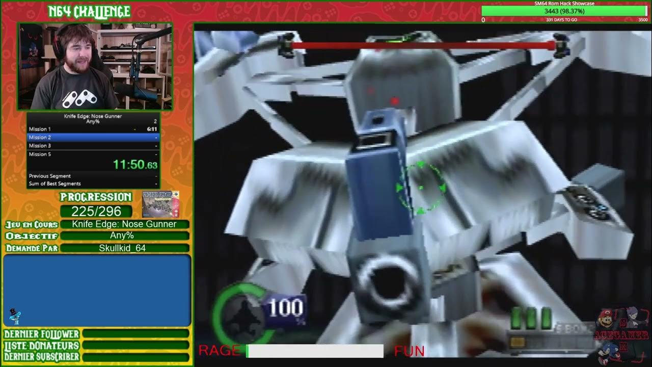 N64 Challenge 225/296 Knife Edge Nose Gunner YouTube