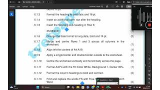 Spreedsheet QUESTION 6A 1