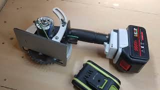 Diy Battery Powered Circular Saw | Powerfull Circular Saw | Diy Cordless Circular Saw