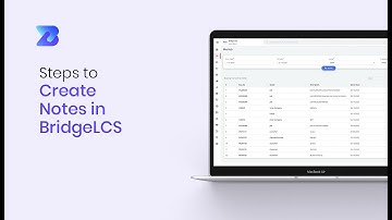 How To Create Notes In Bridge LCS | Logistics Software