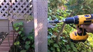 How to Install the Gate Latch Cable.