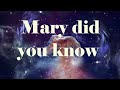 Proclaim   Mary did you know Lyrics video