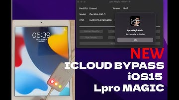 New iOS15 iCloud Bypass LPro Magic Hello iphone All iPhone 6S up to iPhone X iOS15.x (checkm8)