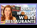 Reacting to Disney World's WORST Restaurants