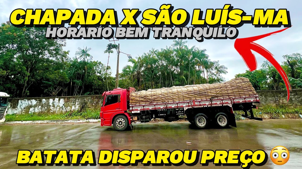 CARREGUEI BATATA NA CHAPADA PRIMEIRA VEZ DO ATEGO INDO PRA SÃO LUÍS + HORÁRIO FOLGADO 🙏 