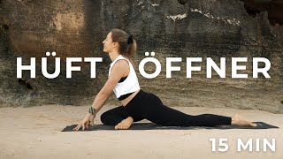 Yoga Hüftöffner | Beweglichkeit verbessern & Verspannungen lösen | 15 Min.