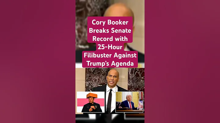 Cory Booker Breaks Senate Record with 25-Hour Filibuster Against Trump’s Agenda
