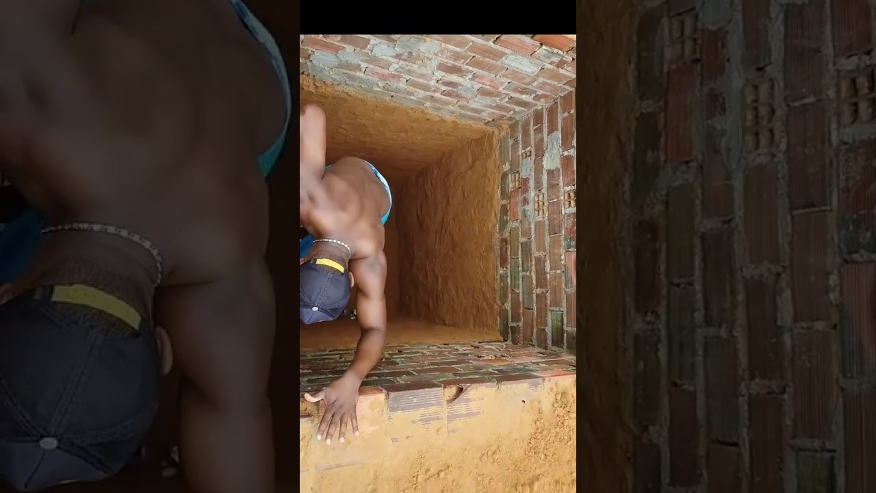 This man went down a hole to rescue a 