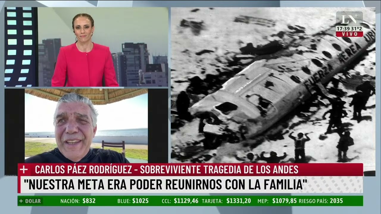 Carlos Páez Rodríguez, sobreviviente de la tragedia de Los Andes: Me  subiría otra vez al avión 