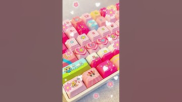 Is This the Most Adorable Keyboard Ever? Powerpuff Girls Edition! #keyboardandmousesetup  #keyboard