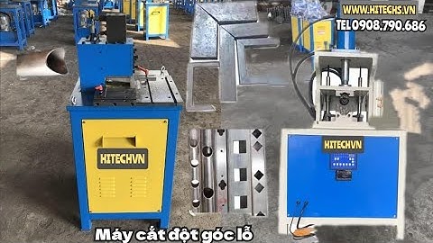 Máy gia công đa năng thủy lực, đột lỗ, cắt góc, tôn thép hình | Hitech 0908.790.686
